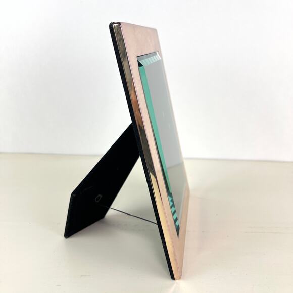 Pottery Barn Silver Plated Frame for 5x7 Photo Beveled Glass - Picture 2 of 8